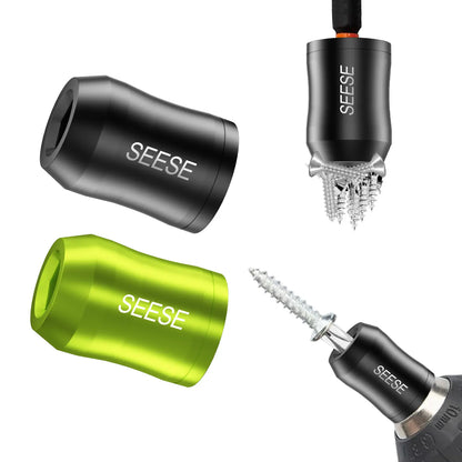 【SummerVibes】SEESE 2PCS Strong Magnetic Screw Rings – Universal 1/4(6.35mm) Fit for Hex Screwdrivers
