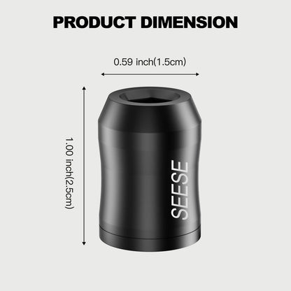 【SummerVibes】SEESE 2PCS Strong Magnetic Screw Rings – Universal 1/4(6.35mm) Fit for Hex Screwdrivers